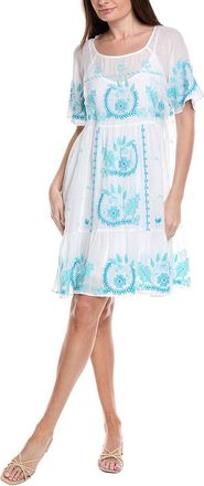 Johnny Was Raglan Tiered Dress