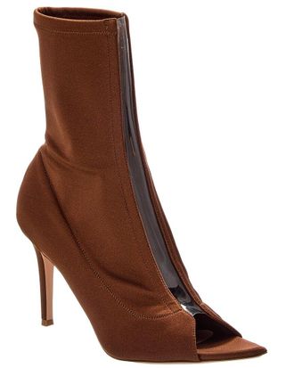 Gianvito Rossi Hiroko 85 Lycra & Vinyl Boot