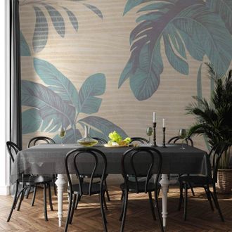 OEM Carta Da Parati Artgeist Misty Tropics Verde Vivace 200x140 Cm