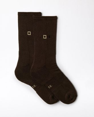 D.A.T.E. socks basic brown