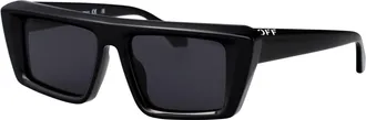 Off-white Unisex Sunglasses Hartford 1007 Dark Grey Acetate