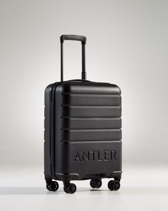 Antler Cabin Suitcase In Black - Logo