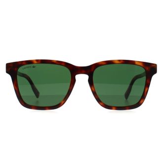 Lacoste Square Mens Tortoise Green L987S - Brown - One Size