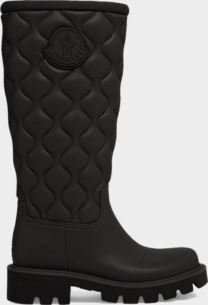 Moncler Kickstream Quilted Mid-Calf Boots