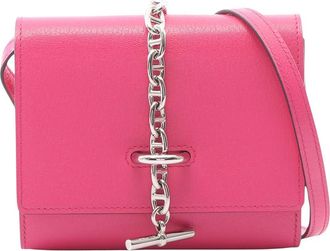 Herm&egrave;s Pre-owned Hermes Chevre Chaine dAncre Compact Wallet Ladies L1VKK1662QDPFPGY