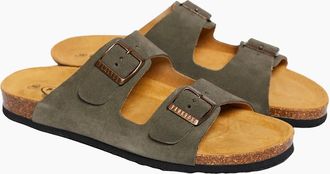 Plakton Mens Plakton Mens Barna Two-Strap Sandals - Tan - Size: 9.5