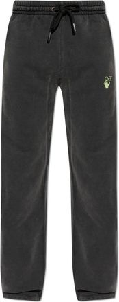 Off-white Rechtvallende joggingbroek - Heren - Sweatpants - Grijs - XS - Broeken