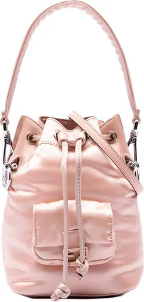 Fendi Pre-owned Fendi Mini Satin Mon Tresor Bucket Bag Ladies PSNSOZJ7QNC11MA5