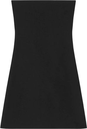 Courr&egrave;ges Bustier Lingerie Jersey Jurk - Dames - Korte kleedjes - Zwart - M - Kleedjes