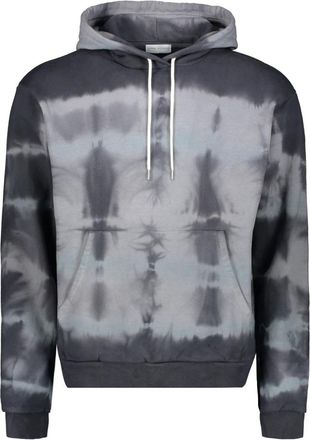 John Elliott + Co Tie Dye Katoenen Hoodie - Heren - Hoodies - Grijs - M - Katoen - Hoodies & sweatvesten