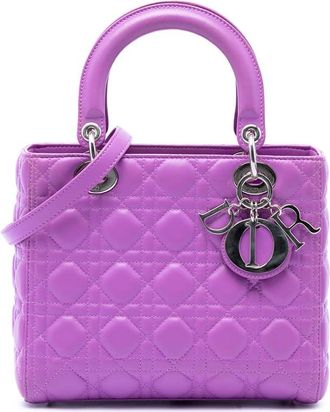 Dior Pre-owned Dior Medium Lambskin Cannage Lady Satchel Ladies 8HMT8HQEVOBRM6F2
