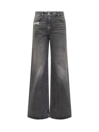 Givenchy Oversized Jeans In Denim
