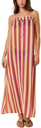 Solid & Striped The Ayden Cover-Up Dress in South Beach Stripe at Nordstrom, Size X-Large