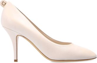 Ferragamo Womens Judy Stiletto Pumps In Beige