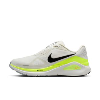 Nike Mens Structure 26 Road Running Shoes in White | HJ1102-103