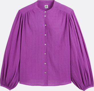 La Redoute Collections Oversized shirt met maokraag, Signature LISE