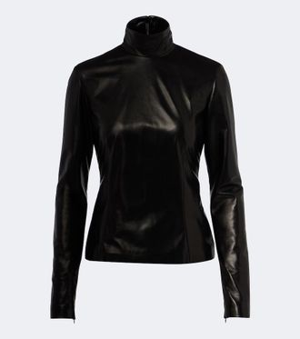 Gucci Top in pelle