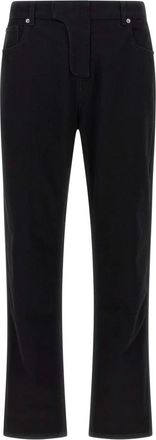 Balmain Straight Trousers, male, Black, W33, Regular-fit Denim Jeans