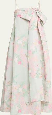 Bernadette Bailey Bow Babydoll Midi Dress