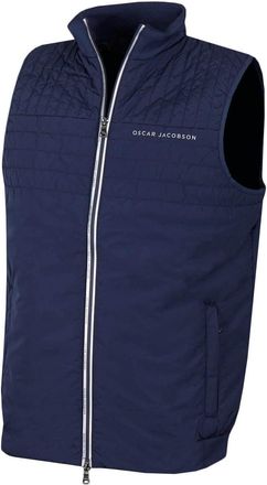 Oscar Jacobson Mens Hodgson Golf Gilet - Navy - S