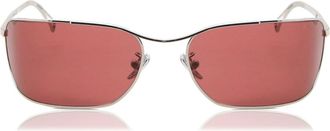 Retro Superfuture ZEBEDIA R7X Mens Sunglasses Silver Size 66