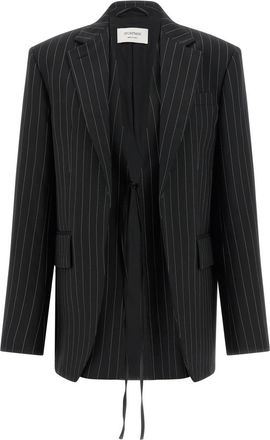 Sportmax Black Striped Blazer
