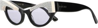 Gucci Occhiale da Sole - Dames - Zonnebrillen - Zwart - ONE Size - Accessoires
