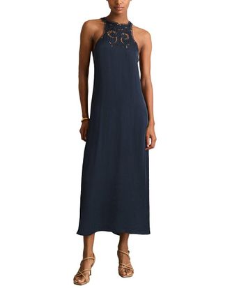 Reiss Joy Cutout Detail Satin Dress
