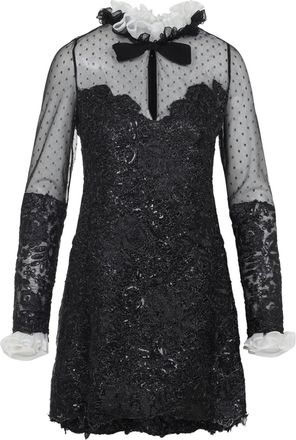 Giambattista Valli Black Mini Dress-Donna