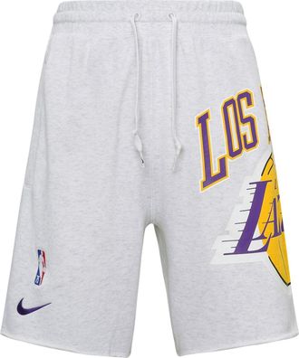 Nike Los Angeles Lakers Basketball Athleisure Casual Sports Breathable Shorts light grey DB1956-051