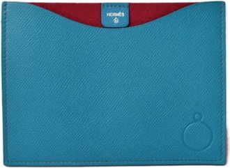 Herm&egrave;s Pre-owned Fabric pouches - Dames - Vintage Clutch - Blauw - ONE Size - Vintage