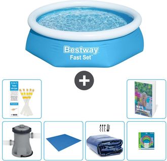 Bestway Piscina Bestway Fast Set Redonda - 244x61 Cm - 7-piezas S220