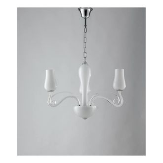 Netlighting ANGEL 3 Light Multi Arm Pendant Ceiling Light White 3xE14 64x45cm | Size: 64x45 cm