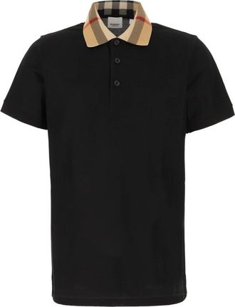 Burberry Cody Polo Shirt - Heren - Polos - Zwart - M - Katoen - Tops