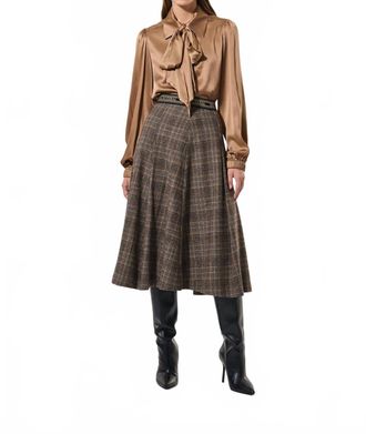 Kudibal Copenhagen Atty Midi Skirt In Brown