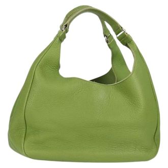Bottega Veneta Pre-owned Shoulder Bags, female, Green, Size: ONE SIZE Pre-owned Vintage Shoulder Bag