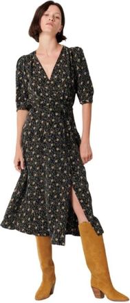 Sessun Bedrukte Giuliana Jurk - Dames - Casual kleedjes - Veelkleurig - XS - Kleedjes