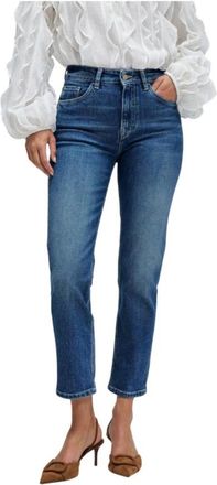 Salsa Moderne en flatterende jeans voor elke dag - Dames - Cropped Jeans - Blauw - W27 L28 - Denim - Jeans