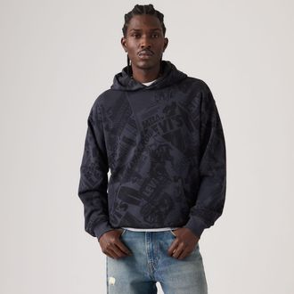 Levi's Sunset Graphic Hoodie - Mens - XL - Blue