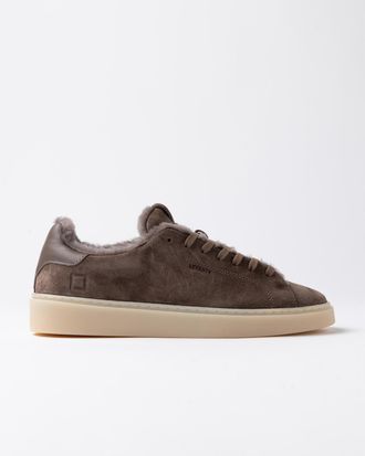 D.A.T.E. levante fur suede taupe