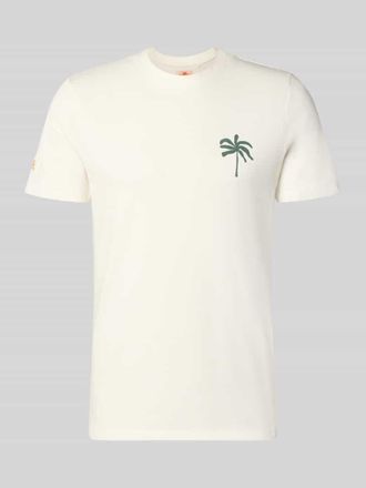 Blend T-Shirt mit Motiv-Print Modell SUN PALMS in Weiss, Gr&ouml;&szlig;e XXL