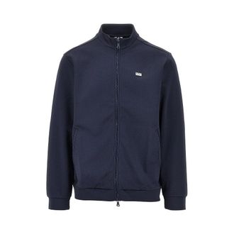 Emporio Armani Full-zip sweatshirt with logo plate Man M