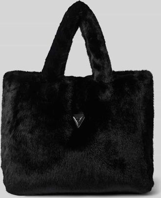 Guess Tote Bag aus Kunstfell Modell Anastasie in Black, Gr&ouml;&szlig;e 1
