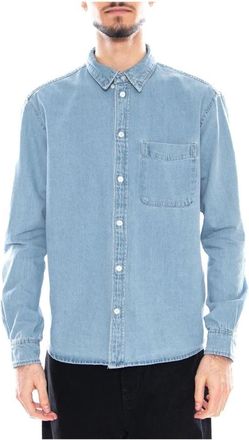 Only & Sons Orson Reg. Oxford York DNM Shirt Noos - Heren - Spijkeroverhemden - Blauw - M - Katoen - Overhemden