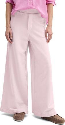 Marc O'Polo Sweathose MARC OPOLO, Damen, Gr. XL, N-Gr, dried rose, Sweatware, Obermaterial: 100% Baumwolle, relaxed fit lang, Hosen Sweathose, relaxed fit aus wei