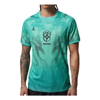 Nike Jordan Air Jordan Brazil 2026 Stadium Goalkeeper Replica Jersey Light Menta Black IQ3335-369