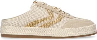 Steve Madden Womens Dugout Beige Sneakers Fabric - Size UK 7