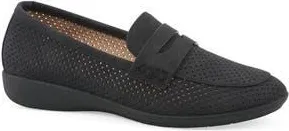White Mountain Samson Loafer in Black/Nubuck at Nordstrom Rack, Size 9.5