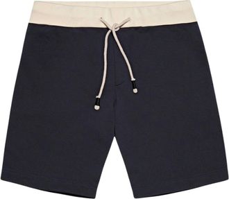 Orlebar Brown Mens Frederick Contrast Classic Fit Washed Shorts In Night Iris