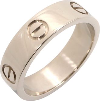 Cartier Silver White Gold (18K) Band Ring (Pre-Owned)